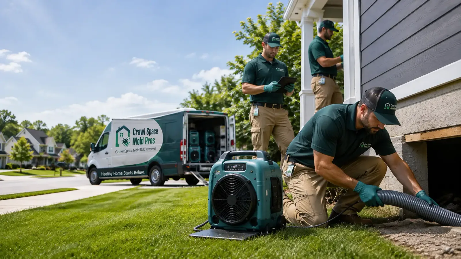 Crawl Space Mold Removal in Troy, KS